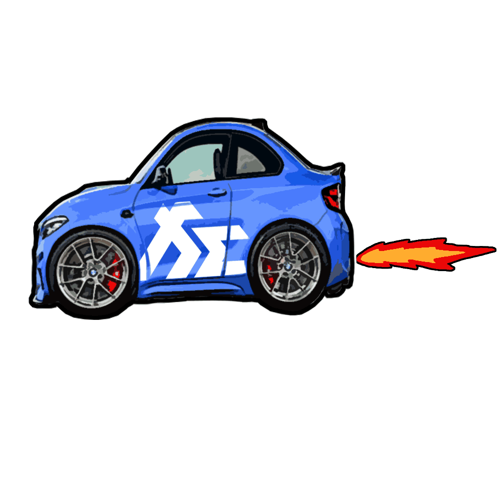 Super Car Logo Sticker by Fi EXHAUST