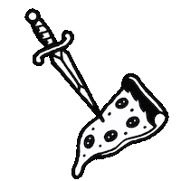 Pizza Friday Sticker by Mover & Shaker Co