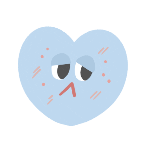 Heart 촉촉 Sticker by 잇츠스킨