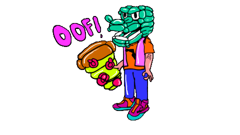 Los Angeles Miami Sticker by deladeso