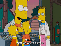 bart simpson pointing GIF