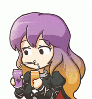 Orange Juice Hair Transformation GIF