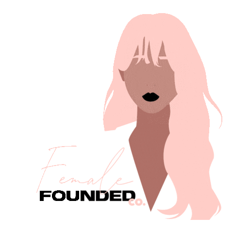 Femalefoundedco Femalefounded Transparent Transparency Sticker by femalefoundedco