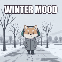 Stay Warm Let It Snow GIF by WUFFI