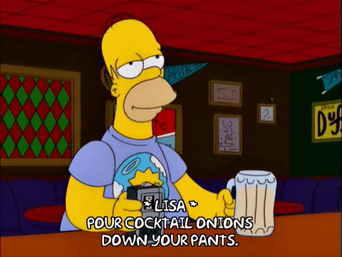 bored homer simpson GIF