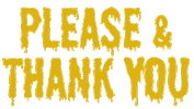 Drip Sticker by PLEASE & THANK YOU