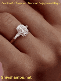 ShivShambuDiamonds diamond ring cushion shiv GIF