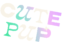 Puppy Love Dog Sticker by kayedoeslogos