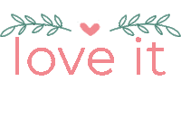 Love It Heart Sticker by LAUBLUST