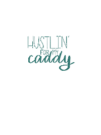 Bmedidesigns hustle cadillac monat caddy Sticker