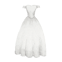 Wedding Dress Sticker
