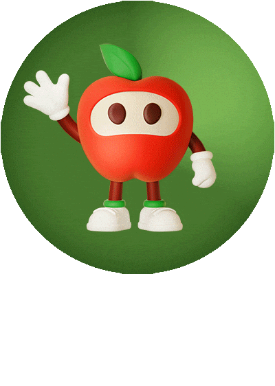 Apple Fruit Sticker by elbe-obst