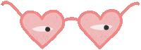 In Love Heart Sticker by Dorota Duzinkiewicz