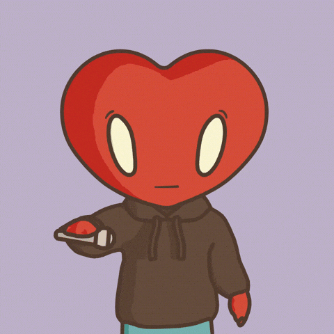 Heart Mic Drop GIF by LT3 Creations