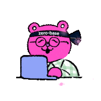 zero_base 피곤 공부 과제 합격 Sticker