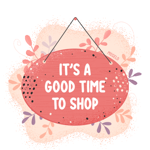 Good Time Shopping Sticker by Moselo