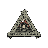 Bermuda Triangle Sticker by Howler Brothers