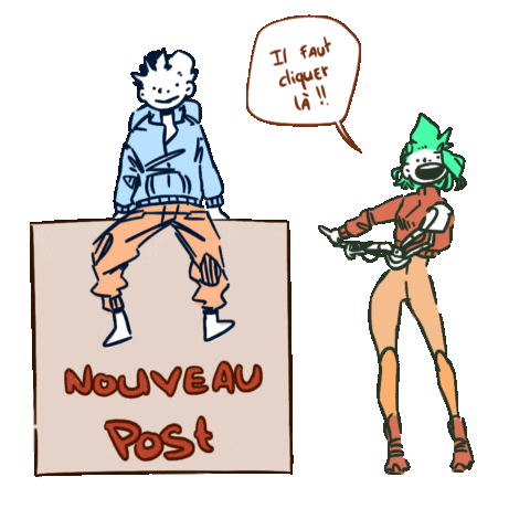 New Post Np Sticker