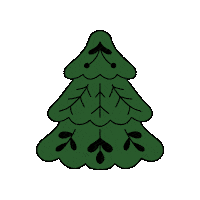 Christmas Tree Sticker by Easy Peasy Cutters