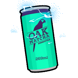 oakberryturkiye giphyupload energy matcha oakberry Sticker