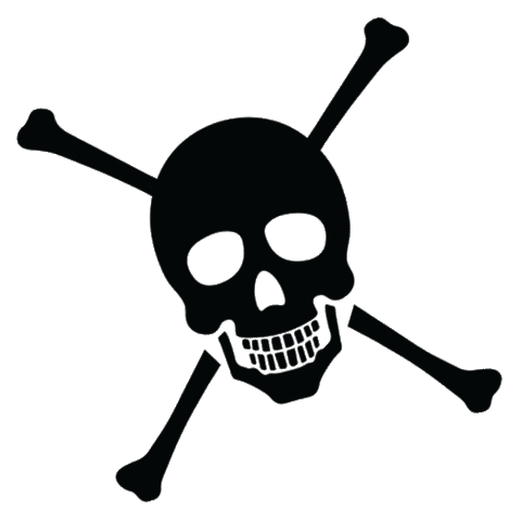 Halloween Skull Sticker by Harveys Seatbelt Bag