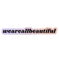 Beautiful Sticker by myfashionfruit