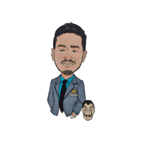 Poker Hugo Sticker by Midas Team