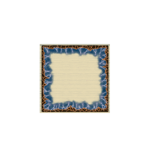 Lightning Letter Sticker