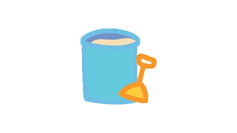 Bucket Sticker by Allie the Ellie