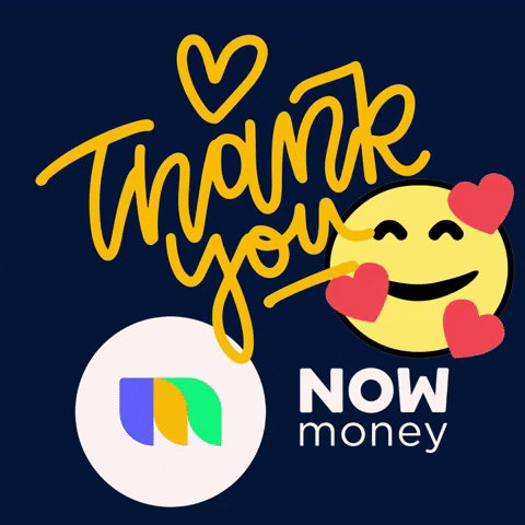 nowmoneyme giphyupload thank you thankyou moneytransfer GIF