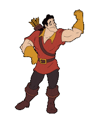 Gaston Sticker by Disney