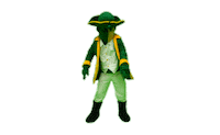 StevensonHS dancing mascot floss patriot Sticker