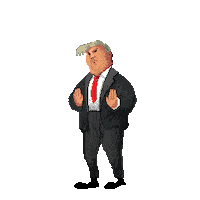 Trump Cosplay Sticker by Pride Run