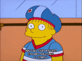 the simpsons flirt GIF