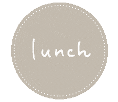 Lunch 文字 Sticker