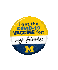 Medicine Vaccine Sticker by University of Michigan