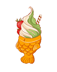 Ice Cream Food Sticker by molehill