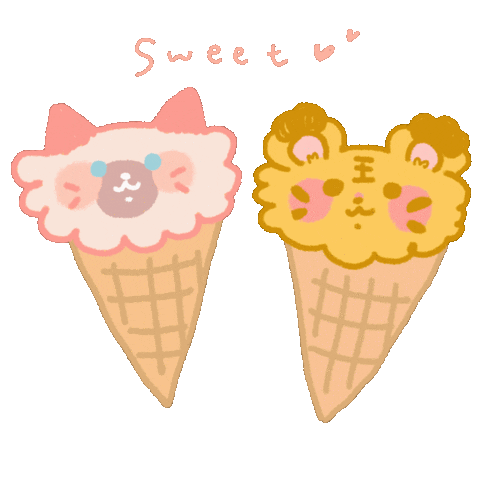 Friends Icecream Sticker