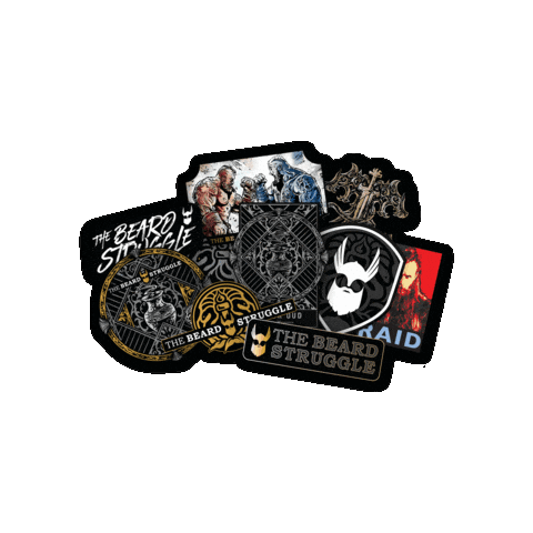 Sticker Freebie Sticker by THE BEARD STRUGGLE