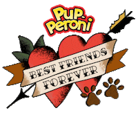 Best Friend Dog Sticker by Pup-Peroni®
