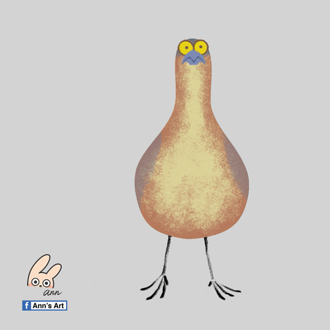 annannsart animation illustration animal bird GIF