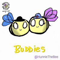 Hang Out Love GIF by Hunnie the Bee