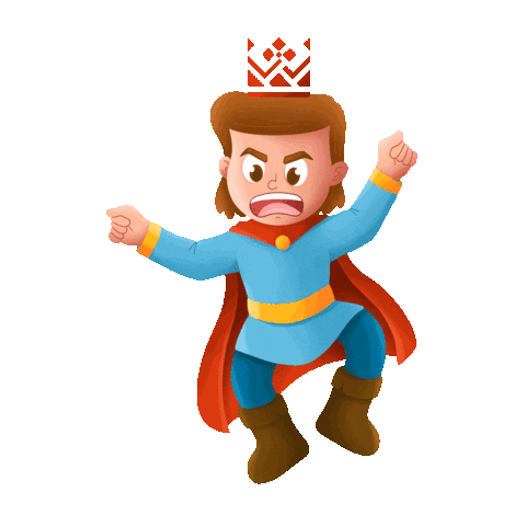 ceskykralovskyinstitut giphyupload angry crown king Sticker