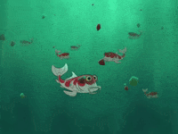 Poisson Rouge Fun GIF by Taffy
