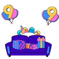 Excited Happy Birthday Sticker by Lazada Malaysia