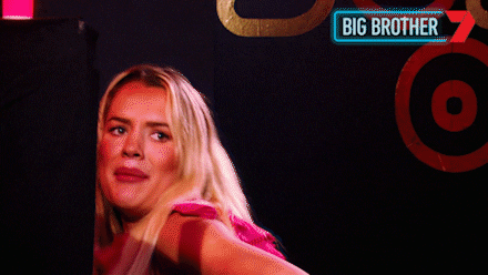Scared Shock GIF by Big Brother Australia