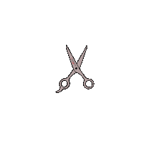 Parrucchiere Forbici Sticker
