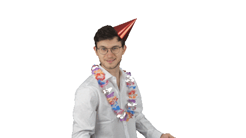 Celebrating Happy Birthday Sticker by Schrack for Students - SfS