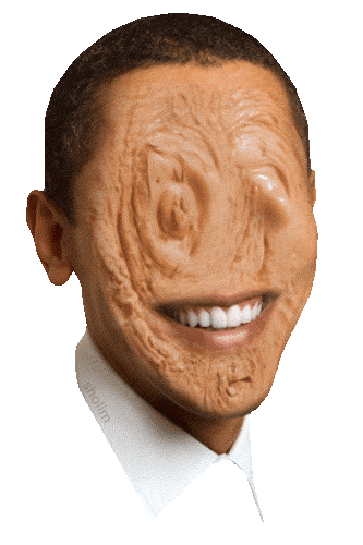 Barack Obama Wtf Sticker by Sholim