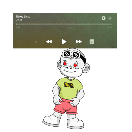 Vamos Apple Music Sticker by Zhot